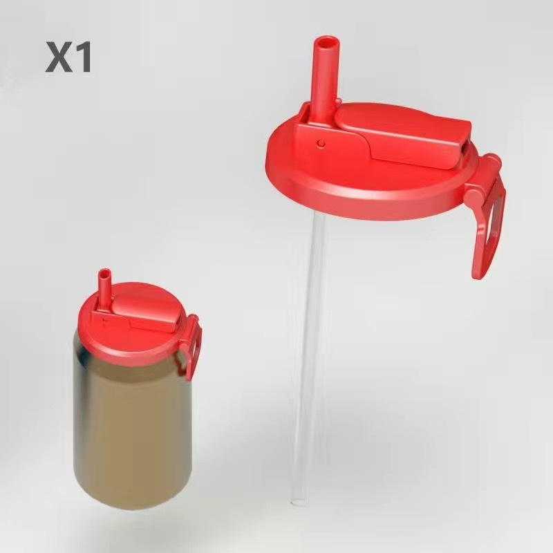 Rouge (y compris la paille) 1 pièce