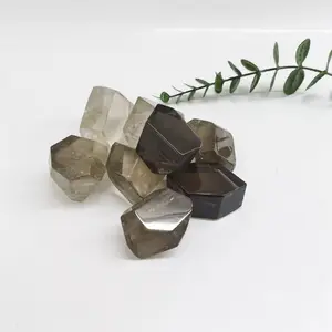 Natural Crystals Free Form Irregular Cut Healing Stone Pieces Crystals Chunks Smoky Quartz Free Form