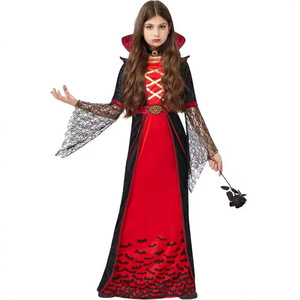 Nouveau Costume de Cosplay <span class=keywords><strong>Vampire</strong></span>, Costume de Sorcière pour Spectacle d'Halloween, Costume de Cosplay Transfrontalier - Product Image 3