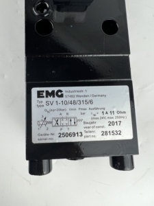 ชุดควบคุมโซลินอยด์ไฮดรอลิก EMG รุ่น SV1-10 SV1-06 SV1-16 SV2 SV2-10 SV2-20 ซีรีส์ SV1-10/48/315/6 และ SV1-10/16/100/6 - Product Image 6