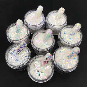 KINGCH glitters manufacture top quality cosmetic grade Glitters for Nail Face crafts