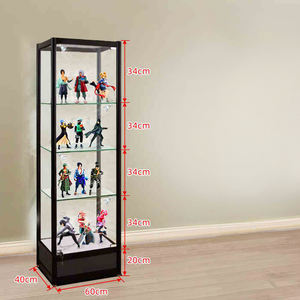 <span class=keywords><strong>Vitrine</strong></span> de profil en aluminium de boutique au détail <span class=keywords><strong>vitrine</strong></span> en verre verrouillable présentoirs bon marché à vendre - Product Image 2