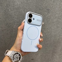Protection de fenêtre de caméra en silicone liquide flexible, charge sans fil TPU, housse de protection pour téléphone portable pour iPhone 17 16 15