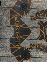Revêtement de sol marin en mousse EVA synthétique haute durabilité, imitation teck, antidérapant, pour jet ski Sea Doo