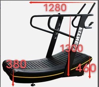 Tapis roulant incurvé non motorisé commercial - Équipement de fitness pour la maison - Marque LOAELMAY