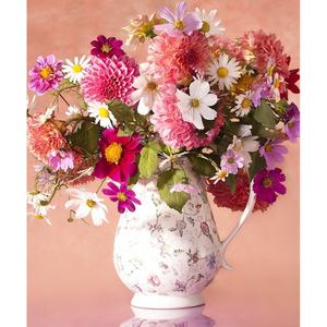 Fiori <span class=keywords><strong>colorati</strong></span> still life diamond painting kit quadri quadri diamantati art kit pittura a mosaico in pietra - Product Image 1