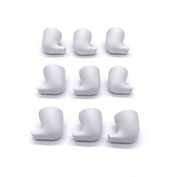 Coques d'écouteurs en céramique haute brillance - Boîtiers d'écouteurs blancs personnalisables pour écouteurs TWS fabriqués en Chine