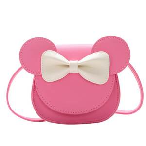 Fashion Design <span class=keywords><strong>borsa</strong></span> portatile a tracolla Topolino per ragazze in pelle sintetica grazioso cartone animato rosa <span class=keywords><strong>Minnie</strong></span> <span class=keywords><strong>borsa</strong></span> a tracolla per bambini - Product Image 1