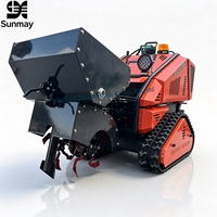 Tondeuse robotisée puissante 48V 1000mm télécommandée avec 40 lames en acier au manganèse pour grandes propriétés et vergers