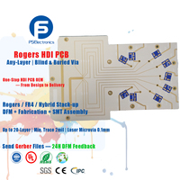 Défense aérospatiale Rogers RT/duroid 5880 PCB Haute fiabilité Fabrication multicouche OEM Certifié IPC Classe 3