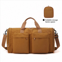 Sac de Voyage Unisexe Pliable de Luxe Grande Capacité pour Vêtements, Imperméable en Oxford, Idéal Week-end, Nuit, Sport, Fitness, Gym - Offre Spéciale