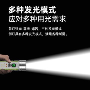 ไฟฉายขนาดเล็ก LED พวงกุญแจพร้อมตัวหรี่แสงสำหรับใช้กลางแจ้งแสงสีขาวแบตเตอรี่เอเอ็นเอเอพกพาได้อเนกประสงค์ - Product Image 1