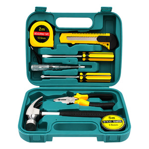 Home Repair Tool Set 20cmx12.7cm With Screwdriver Hammer Pliers Tape Measure For Household Use - Product Image 3