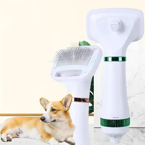 Qbellpet Hot Sale Dogs Cats Self-cleaning Remove Hairs Pet Comb Automatically Dog Cat Slicker Brush Remove Dog Hairs Pet Comb