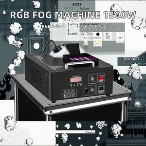 Máquina de Humo Vertical <span class=keywords><strong>3</strong></span> en 1 RGB de 1500W, 24 LED, para Halloween, Bodas, Discotecas, Fiestas, Escenarios, Control DMX512, Compatible con <span class=keywords><strong>Alexa</strong></span> - Product Image 2