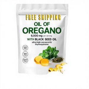 Huile d'origan biologique à marque privée, anti-inflammatoire, antioxydante, soutien immunitaire, équilibre du microbiome intestinal, pour adultes, en gélules molles - Product Image 2