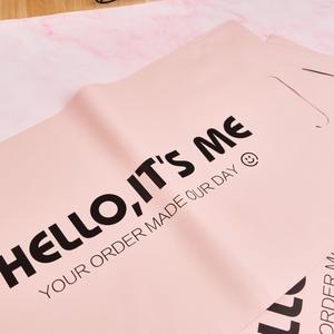 Logo stampato personalizzato rosa mailer opaco mailing busta di plastica del corriere borsa e spedizione postale postale borsa per <span class=keywords><strong>la</strong></span> spedizione di indumenti - Product Image 6