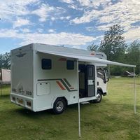 Автодом Sinotruck HOWO с жесткой крышей и подъемным механизмом, для бездорожья, с теплоизолированной крышей, для кемпинга в дикой природе, производство Китай, ISO CCC