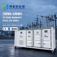 Conteneur BESS LiFePO4 à refroidissement liquide de 1 MWh et 20 pieds, 8000+ cycles, pour projets solaires commerciaux et micro-réseaux