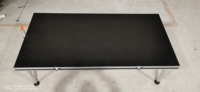 Scène mobile portable en aluminium bon marché pour événements en plein air, concerts, danses, expositions, plateforme de scène modulaire Tarima à vendre