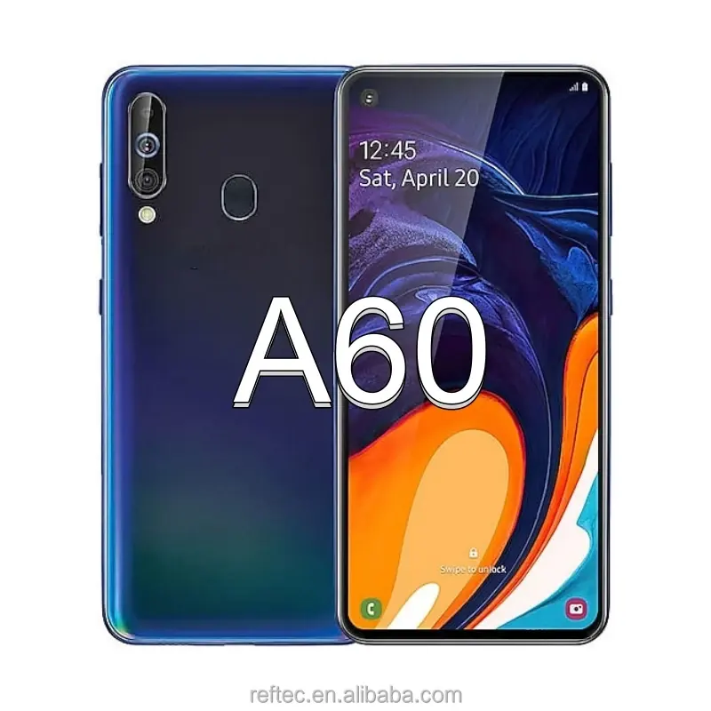 99% AA новый смартфон на Android оригинальный для Samsung Galaxy A60 телефон 6,3 "6 ГБ оперативной памяти 128 ГБ ROM отпечатков пальцев NFC Octa Core