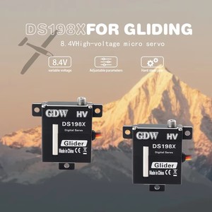 Aile GDW DS198X en aluminium, 18 kg, 0,12 seconde, format compact, planeur numérique GDW RC, aile MG - Product Image 6