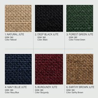 Sac fourre-tout en toile de lin personnalisé avec motif lettres, poignée en corde, pliable, taille moyenne, portable, pour usage quotidien, sac cadeau en stock en Chine