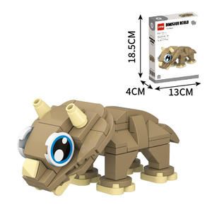 XR Dr Star Nouveauté Ensemble de blocs de construction en plastique ABS de haute qualité sur le thème du monde des dinosaures, 20 pièces, compatible avec les briques <span class=keywords><strong>Lego</strong></span>, pour les enfants de 5 à 13 ans - Product Image 5