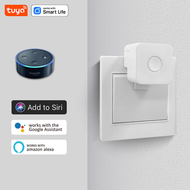 Bluetooth Fingerbot APP Control with Automatic Function Works with Alexa and Tuya Hub Smart Switch Button Pusher