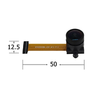 Mini Module de Caméra Interface DVP OV2640 2 Mégapixels, Mise au Point Fixe, ESP32 CAM 24 Broches, Capteur CMOS OV2640, Objectif Fisheye Grand Angle