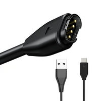 Cable de Carga Rápida USB 2.0 con Cubierta de PVC Trenzada y Cobre Puro para Relojes Inteligentes Garmin Vivoactive 5/4/4S/3/Quatix 7/6/6X/5