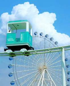 Attraction Touristique Extérieure : Manèges Familiaux, Train à Pédales Rotatif, Voiture Spatiale, UFO Space Walk, Construction Métallique - Product Image 1