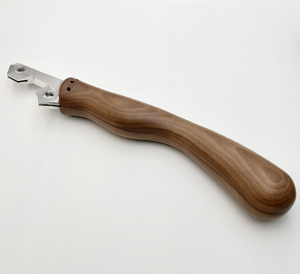 Couteau de cuisine à faire soi-même avec manche en <span class=keywords><strong>bois</strong></span> semi-fini fait à la main en <span class=keywords><strong>bois</strong></span> de rose et <span class=keywords><strong>bois</strong></span> d'ébène écologique pour un tel Thanksgiving de Pâques - Product Image 4