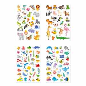Boys Girls Reward Children Laptop Cups Window Phone Diy Cute Animal Unicorn Dinosaur Jelly Stickers Waterproof - Product Image 4