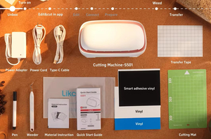 Likcut S501 <span class=keywords><strong>Mini</strong></span> Cutter Vinyl giấy Sticker cắt decal <span class=keywords><strong>Mini</strong></span> Vinyl cắt decal máy cho vật liệu khác nhau - Product Image 6
