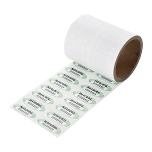 New Popular Flexographic Paper security serial number Private Roll <b>Label</b> Sticker For <b>Packaging</b> With China Good Packing Service - Product Image 1
