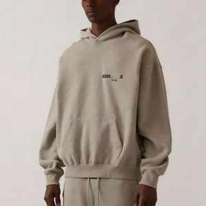 Sudadera con capucha oversize para hombre <span class=keywords><strong>Fear</strong></span> Tops, estilo urbano con hombros caídos, jersey grueso de invierno, logotipo personalizado, deportivo de alto gramaje Y2K God - Product Image 6