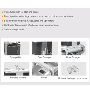Design <b>for</b> Dry Wet Use <b>Sofa</b> Chairs Seats Mattresses Curtains Multi-functional Fabric <b>Cleaning</b> <b>Machine</b> Hotel & Car Us - Product Image 6