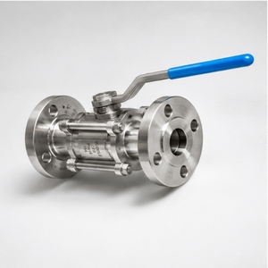 Vanne à levier à bride en acier inoxydable 304, classe 300, 3 pièces, CF8 CF8M, haute pression, 1 à 6 pouces, ANSI B16.5, avec joint PTFE - Product Image 3