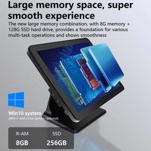 17inch point of sale bán lẻ nhà hàng khác máy POS Tiền mặt đăng ký thiết bị đầu cuối <span class=keywords><strong>EPOS</strong></span> cashier Hệ thống thanh toán POS phần mềm - Product Image 4