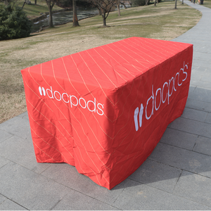 Housse de table rectangulaire personnalisée 4ft 6ft, nappe extensible pour salons professionnels, compétitions sportives et événements - Product Image 3