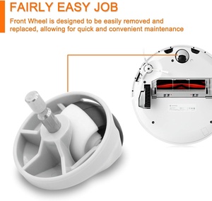 Piezas de repuesto rueda delantera para aspiradora Xiaomi Mi Mijia <span class=keywords><strong>Roborock</strong></span> 1S <span class=keywords><strong>S6</strong></span> <span class=keywords><strong>S6</strong></span> <span class=keywords><strong>Pure</strong></span> S5 S50 S4 E4 E35 E25 E20 C10 - Product Image 5