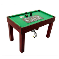 Table de jeux multifonctionnelle 4-en-1 à petite échelle, ensemble combiné multifonctionnel, mini billard, MDF écologique, divertissement sportif d'intérieur