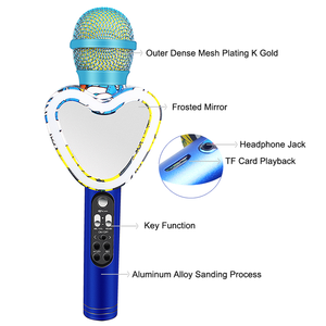 Bán Buôn Chuyên Nghiệp Loa Nhà Ktv Karaoke Ma Thuật Gương Q5 Cầm Tay Mic Di Động Loa Không Dây Cho Điện Thoại Di Động - Product Image 5