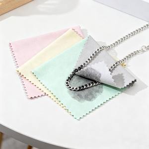 लोगो माइक्रोफाइबर गहने चांदी की सफाई और धूल और जंग हटाने के लिए कपड़े को अनुकूलित करता है - Product Image 2