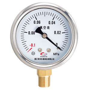 Manômetro Mecânico de Tubos Bourdon para Medição de Pressão de Ar, Compressor de Ar, Medidor de Vácuo Hidráulico - Product Image 1
