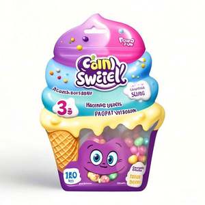 Custom Die Cut Mylar Plastic Zipper Food Packaging <b>Bags</b> Irregularly Cutout Sealed Stand Pouch Embossed Window for Sushi Jelly - Product Image 5