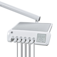 Fauteuil dentaire électrique de luxe, ensemble complet, écran LED, instruments dentaires certifiés CE ISO pour laboratoire dentaire