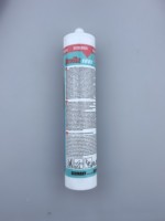 Mastic silicone neutre adhésif anti-moisissure pour le travail du bois, l'emballage et le transport