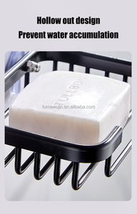 Aluminum Ally <strong>Wall</strong> Mounted <strong>Wire</strong> Basket Soap Dish <strong>Holder</strong> Hollow Out Drain Basket Sponge Soap <strong>Holder</strong> - Product Image 6
